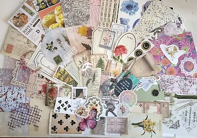 Vintage Scrapbooking Junk Journaling Ephemera Mixed Media Bundle  • £4.99