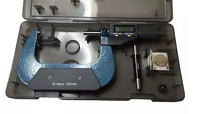 Rdgtools 75-100mm 3-4  Digital Micrometer Metric Imperial Measuring Tools • £67.50