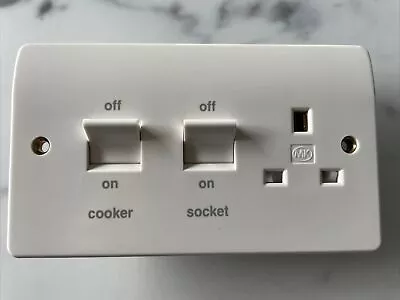 MK Logic Plus K5060PPK White Cooker Control Socket • £10