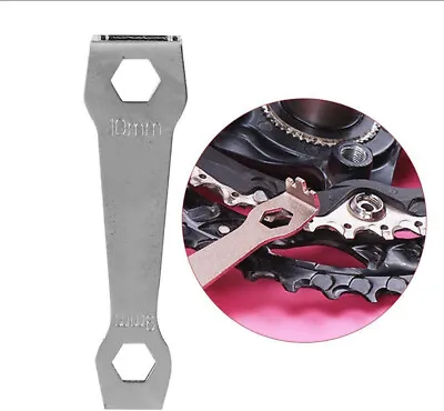 Metal Bike Chainring Bolt Removal Tool | Crankset Chain Ring Nut Spanner Wrench • £2.82