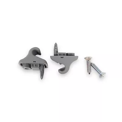 2012-2015 Hyundai Veloster Sun Visor Clip Mount Hook Pair Set Gray W/Screws • $22.95