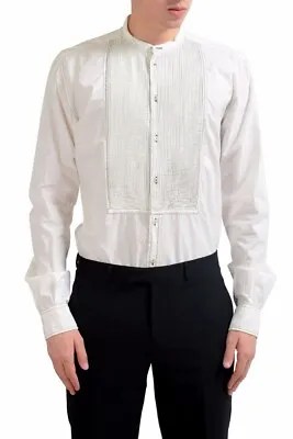 Dolce & Gabbana  Gold  Men's White Dress Shirt Size 14.5 15 15.5 15.75 16 • $149.99