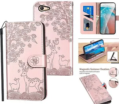 $6.95 • Buy Oppo A59 F1s Embossed Pu Leather Wallet Case Deer