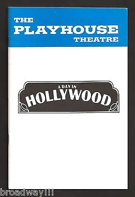 Brad Moranz  A DAY IN HOLLYWOOD  Marx Brothers / Frank Lazarus 1981 Playbill • $19.99