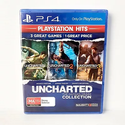 Uncharted The Nathan Drake Collection - PS4 - Brand New Sealed - Free Postage • $38.88