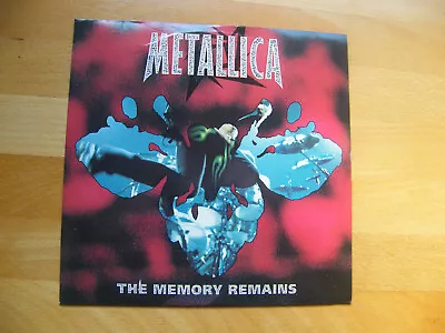 METALLICA – The Memory Remains  7” Vinyl  (Vertigo MET 15 (1997)) First Pressing • £4