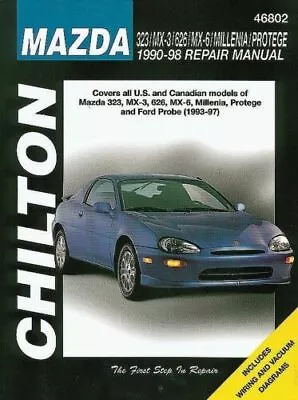 Chilton 46802 Mazda 323/mx-3/626/mx-6/millenia/protege 1990-98 Repair Manual • $6