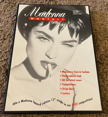 Rare 1991 UK MADONNA Monthly Fan Club Boxed Set 45 Poster Magazine Postcards • $125