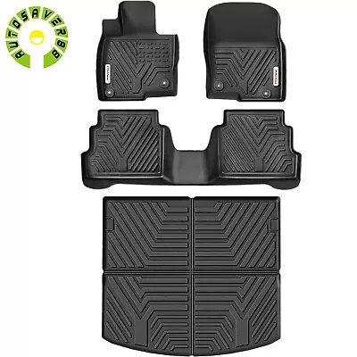 All Weather 4PCS Floor Mats & Rear Trunk Cargo Liner For 2017-2024 Mazda CX-5 3D • $90.99