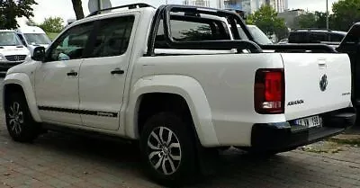 Vw Amarok 2010-2021 Dual Cab Stylish Aluminium Roof Rail Bars Black Colour • $229