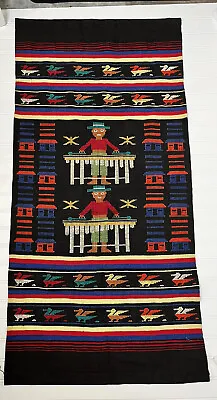 Central / South American Tapestry Wall Art 43x21 Inches • $20