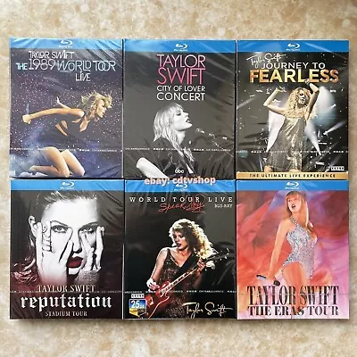 Taylor Swift Classic Music Concert Series 6 Set Combination Tour Live Blu-ray HD • $49.75