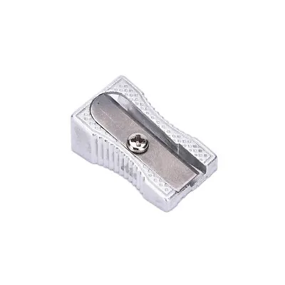 Pack Of 10  Quality Metal Pencil Sharpener Sharpeners Blade School 80139 Singles • £3.05