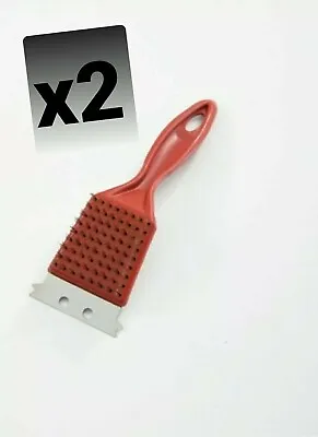 £6.99 • Buy  X2 Barbecue Grill Metal Wire Cleaning Brush Scraper Remover Tool Bristle Brass