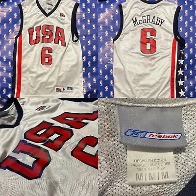 £59.99 • Buy Official BRAND NEW 2003 #6 Tracy McGrady M USA Basketball Jersey NBA  Dream Team