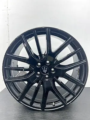 2017 - 2020 Maserati Levante M161 Oem 21x9 15 Spoke Black Wheel *curb Rash* • $509.18