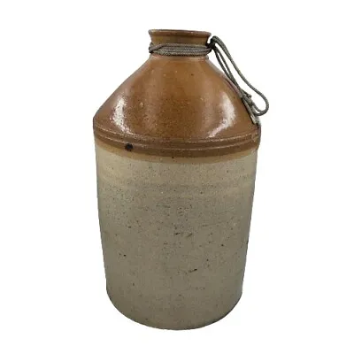 Large Stoneware Flagon Jug Bottle Jar Pot Garden Ornament • £6