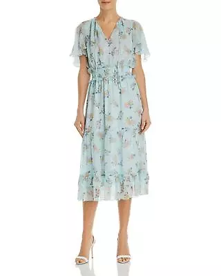 Shoshanna Mercerie Floral Midi Dress MSRP $435 Size 4 # 10B 1244 NEW    • $76.70