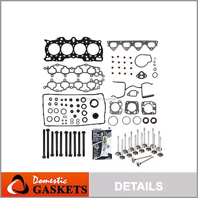 MLS Head Gasket Set Intake Exhaust Valves Fit 90-01 Acura Integra B18A1 B18B1 • $109.28