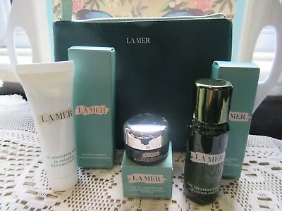 La Mer Treatment Lotion 30ml Cleanser 30ml Eye Concentrate 5ml In Bag New • £36