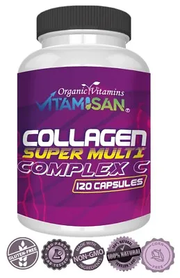 Collagen Peptides Pills 1500mg Hydrolyzed Collagen Capsules (Types IIIIIIVX) • $13.56