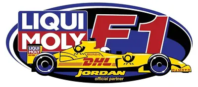 LIQUI MOLY F1 JORDAN Racing Team Vintage Sticker / Decal Die Cut • $4.99