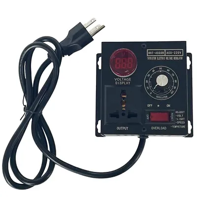 Variable Speed Controller Electrical Motor Thyristor Volt Regulator 15A AC 220V • $28.99