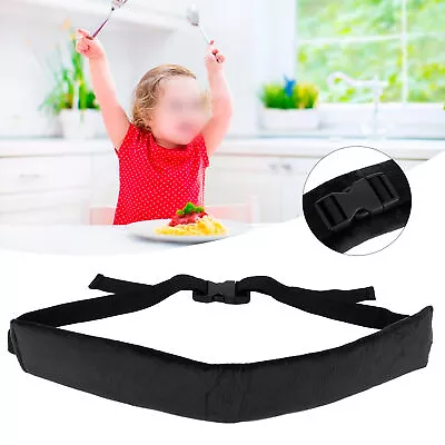 (Black)Portable Washable Baby Dining Chair Safety Strap Harness Belt • £5.59