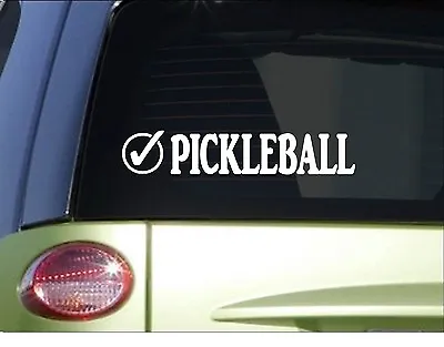 Pickleball Check *I034* 8  Sticker Decal Court Ball Paddle • $3.39