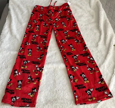 Disney Mickey Mouse Mens Soft Pajama Pants PJs Lounge Bottoms Size Large NEW • $16.38