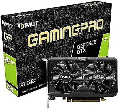 Palit GeForce GTX 1650 4GB GDDR6 Graphics Card (NE6165001BG11175A) • £31