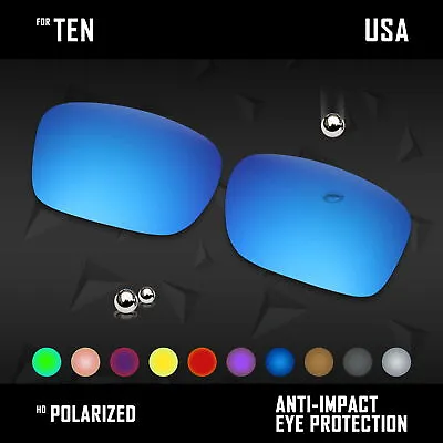 Anti Scratch Polarized Lot Replacement Lenses For-Oakley Ten OO9128 Options • £8.39