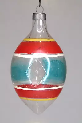 Vintage Unsilvered WWII Era Glass Chinese Lantern Christmas Ornament Premier • $25