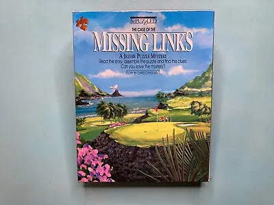 BePuzzled CASE OF THE MISSING LINKS 500pc Jigsaw Puzzle Mystery COMPLETE 1990 • $9.99