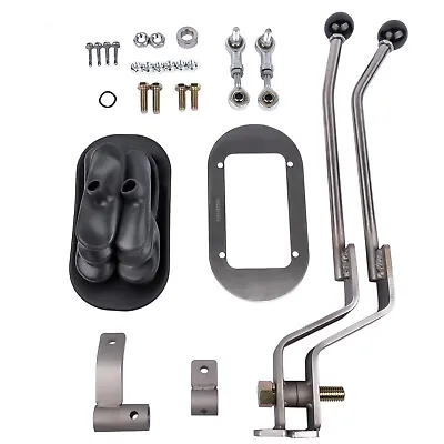 NP-205 Stainless Twin-Stick Shifter W/ Boot NP205GM8 Fits GM NP205 Transfer Case • $120