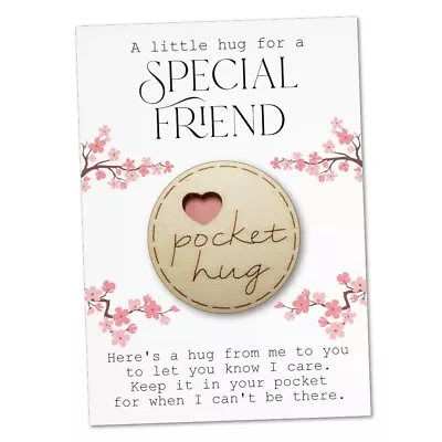 Friend | Thinking Of You | Little Pocket Hug Token | Positive Pick Me Up Gift • £3.99