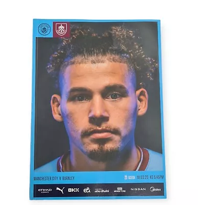 Man City V Burnely Official Matchday Programme 2023 FA Cup  • £4.99