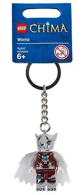 Lego Chima Worriz Minifigure Keychain 850609 Keyring Key Chain Ring • $15.99