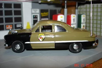 1949 Ford Maryland State Police Car 1/43 Scale New In Box • $26.99