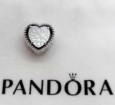 $59 • Buy PANDORA STERLING SILVER HEART & FAMILY TREE CHARM - Stamped S925 ALE - #799413