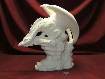 Ceramic Bisque Earth Dragon U-Paint  Ready To Paint Unpainted Fantasy • $39.99