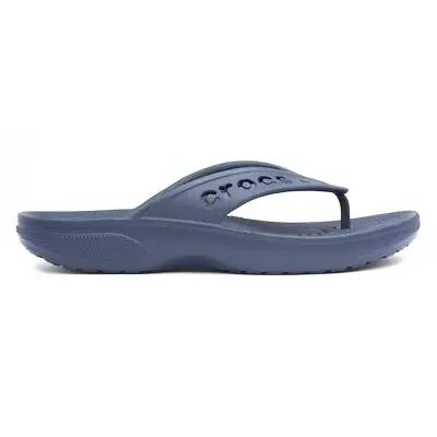 £24.99 • Buy Crocs Mens Flip Flops Navy Toe Post Foam-Feel Baya II Size UK 8,9,10,11,12