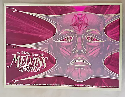 MELVINS Poster Dallas 2006 Todd Slater Silkscreen #45/200 NEAR MINT • $50