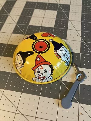 Vintage Clown Tin Noise Maker Toy (tested/works!) • $8