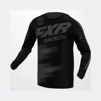FXR Mens Clutch MX Gear Motocross Dirt Bike Long Sleeve Jerseys - Black Ops • $18