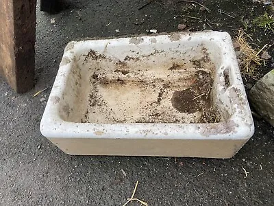 Reclaimed Butler Belfast Type Kitchen Sink Basin Garden Planter EX Animal Feeder • £90