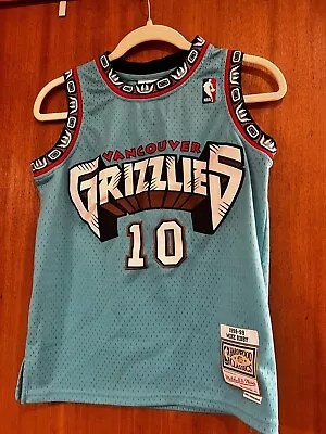 NBA Grizzlies Vancouver Bibby YM Jersey • $55