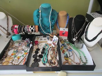 All Wearable Jewelry Some Vintage Some Signed Some Silver  Mixed Lot • $48