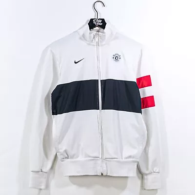 NIKE Manchester United Training Jacket Small Y2K Soccer Sportswear • $44.97