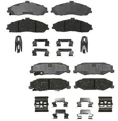 Front And Rear Ceramic Brake Pad Sets Kit ACDelco For Caddy XLR Chevy Corvette • $86.95